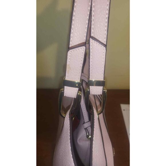 Steve Madden Pink Leather purse with gold accents and matching bag - Picture 8 of 9